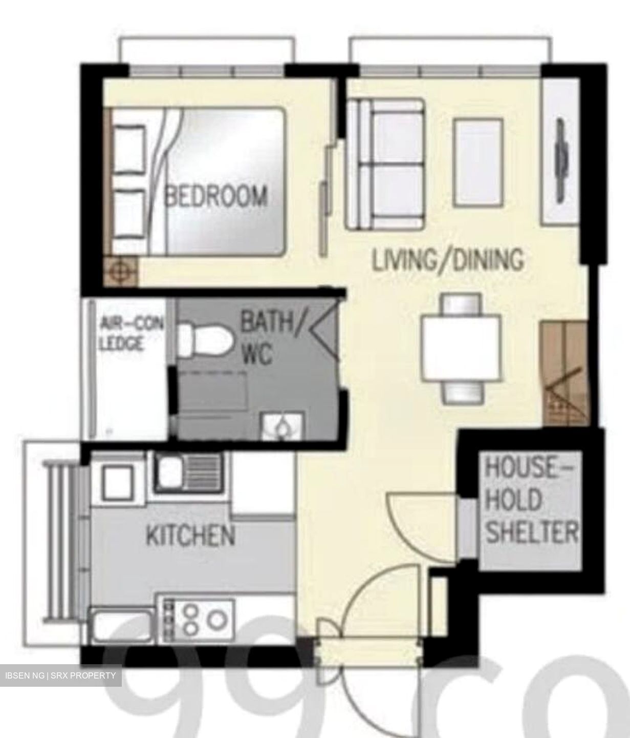 Blk 150A Yung Ho Spring II (Jurong West), HDB 2 Rooms #525616621